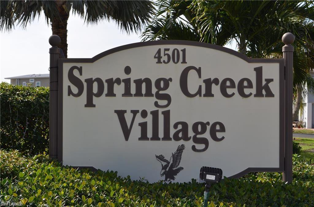 Spring Creek Village Sign